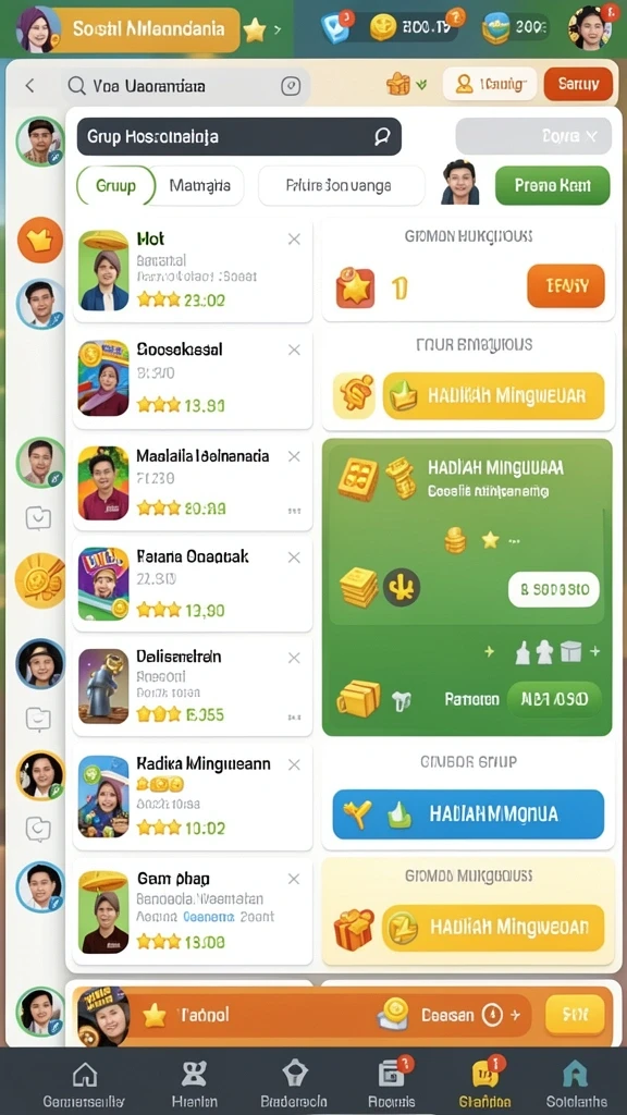 Pengalaman multiplayer yang menyenangkan dengan teman-teman.