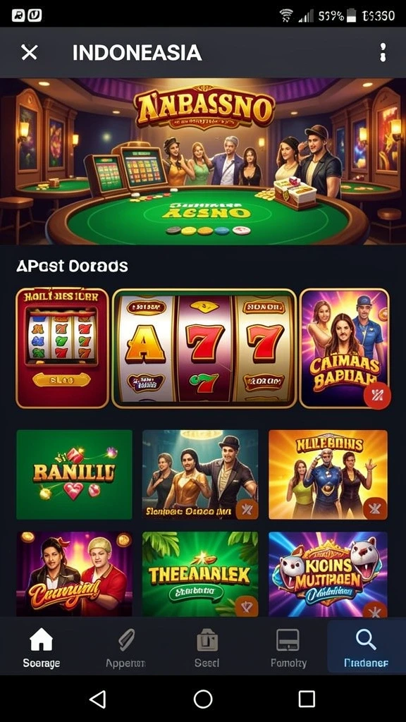 Tampilan menarik dan warna-warni dari 8368SLOT.