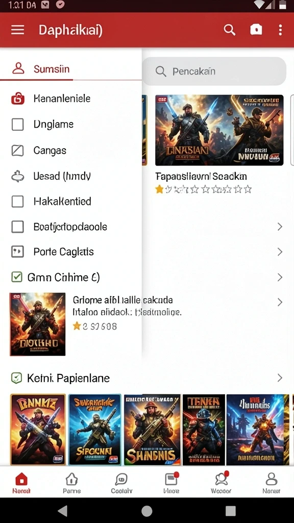 Tampilan antarmuka utama AYUWIN yang menarik.