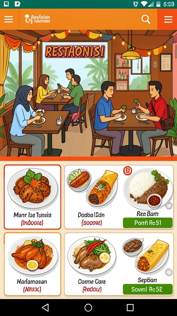 Tampilan antarmuka yang ramah pengguna.