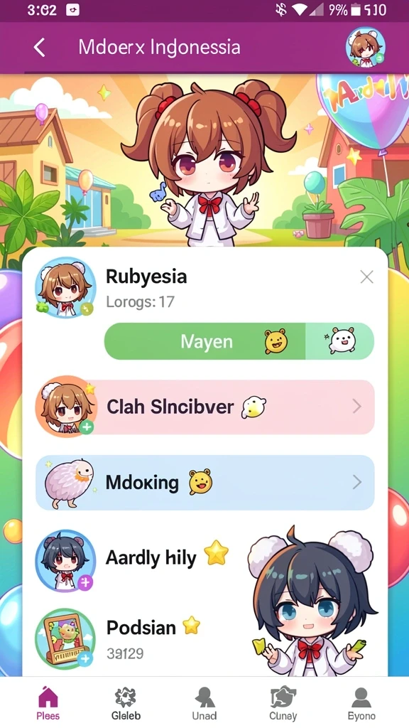 Menu navigasi yang mudah digunakan.