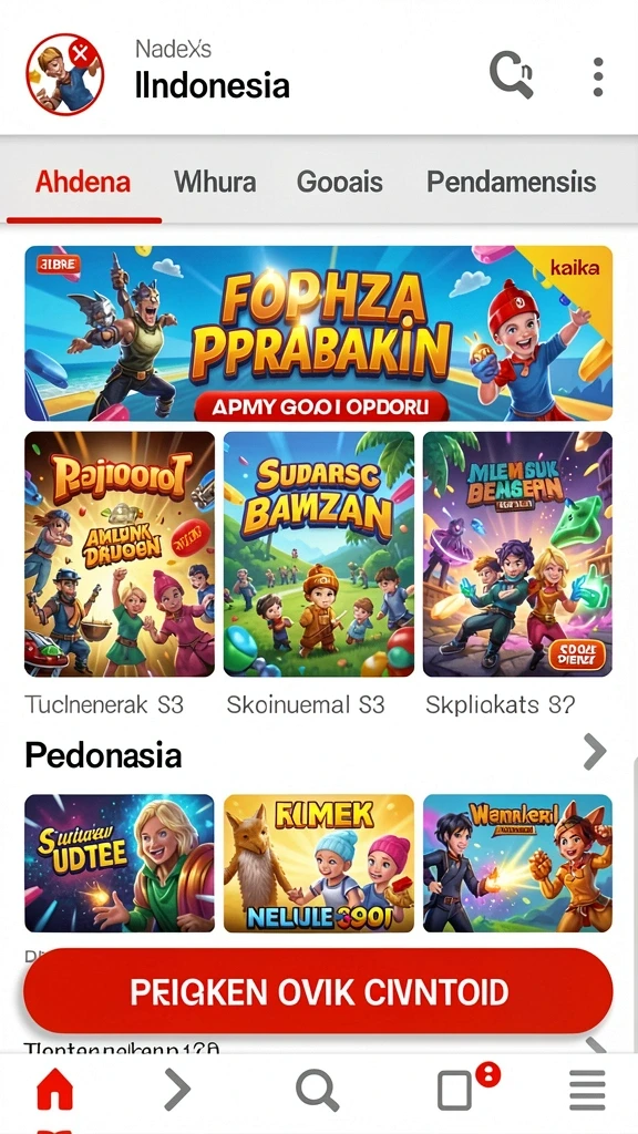 Level permainan yang menantang dan beragam.