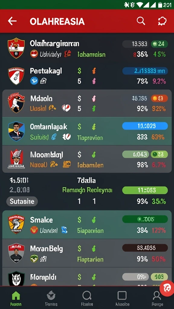 Statistik permainan yang lengkap untuk analisis lebih baik.