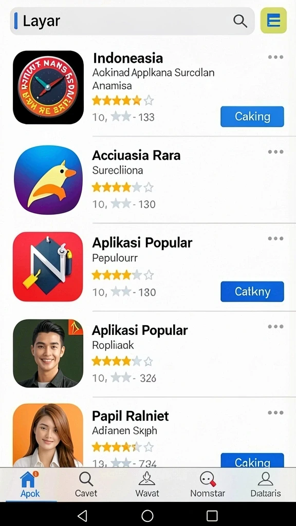 Tampilan antarmuka yang modern dan intuitif.