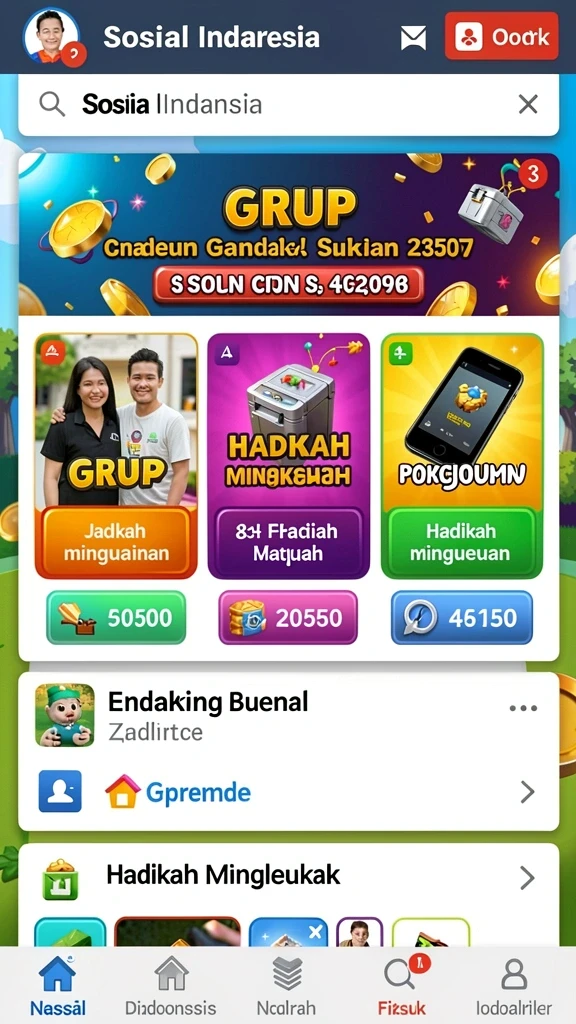 Fitur bonus menarik untuk pengguna baru.