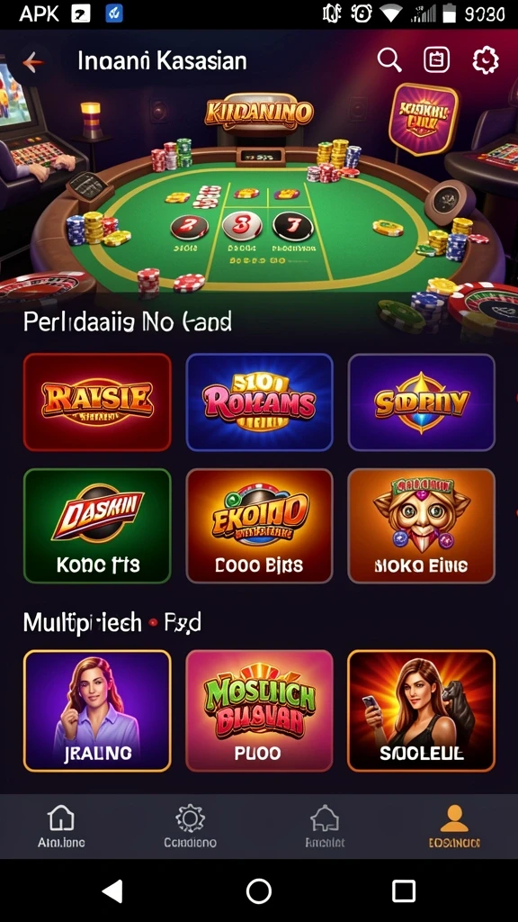 Menu utama yang ramah pengguna dan intuitif.