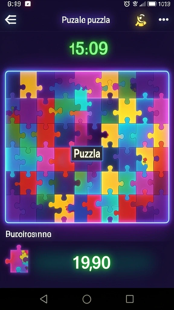 Karakter dan lingkungan game yang berwarna-warni.