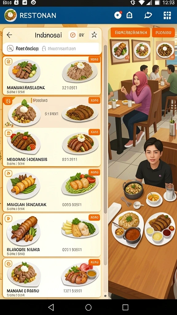 Tampilan antarmuka yang intuitif dan mudah digunakan.