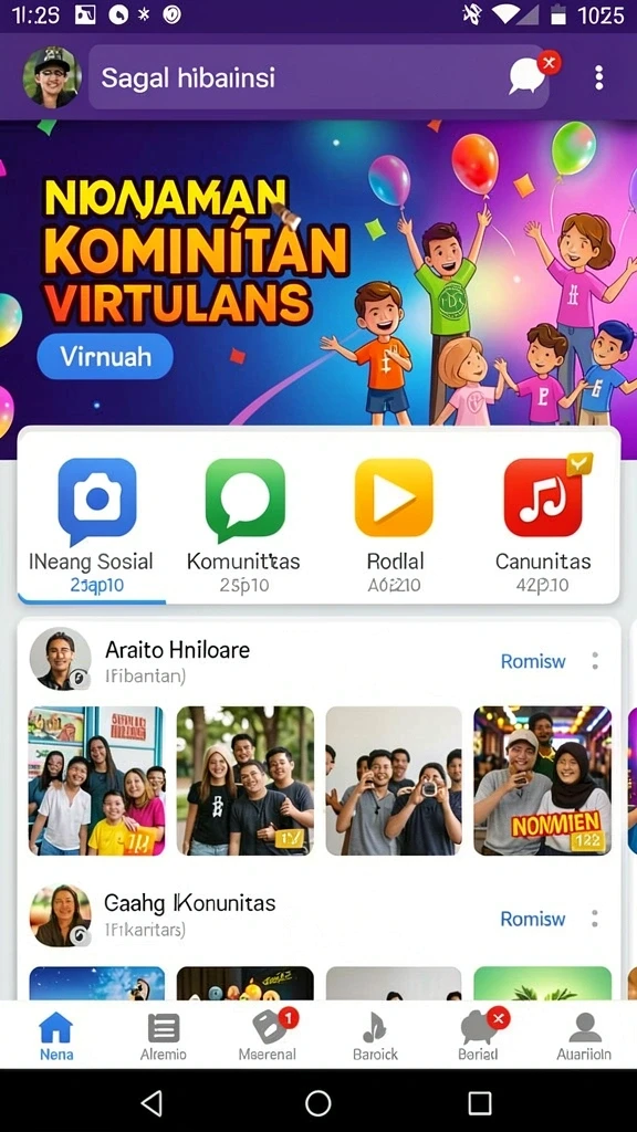 Screenshot menampilkan tampilan antarmuka yang menarik dari IDX66.