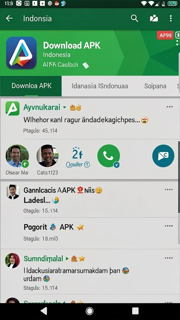 Pengguna sedang bersaing dalam mode multiplayer yang seru.