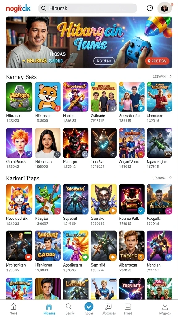 Fitur multiplayer yang memungkinkan bermain dengan teman.