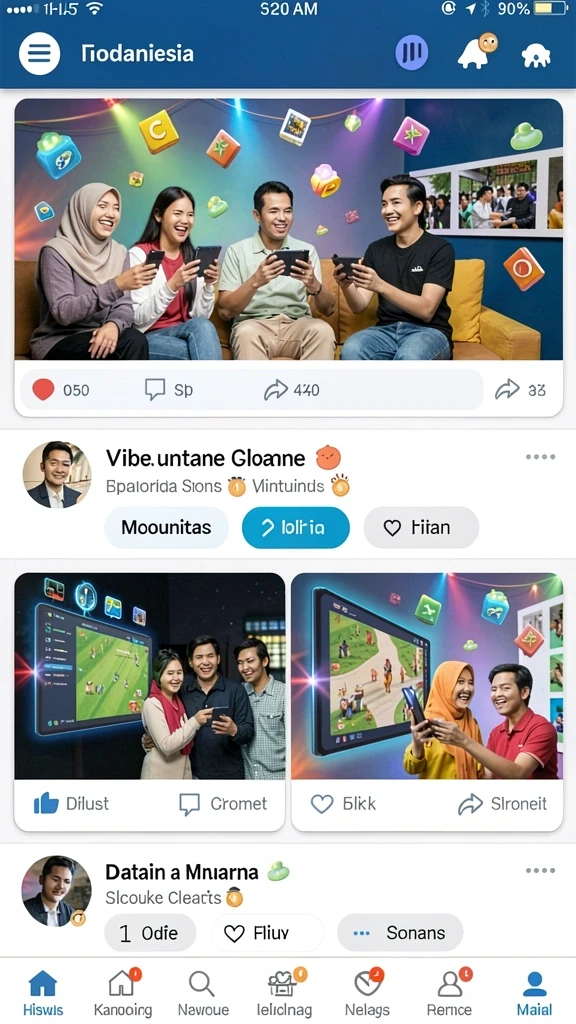 Tampilan antarmuka yang menarik dan mudah dinavigasi.