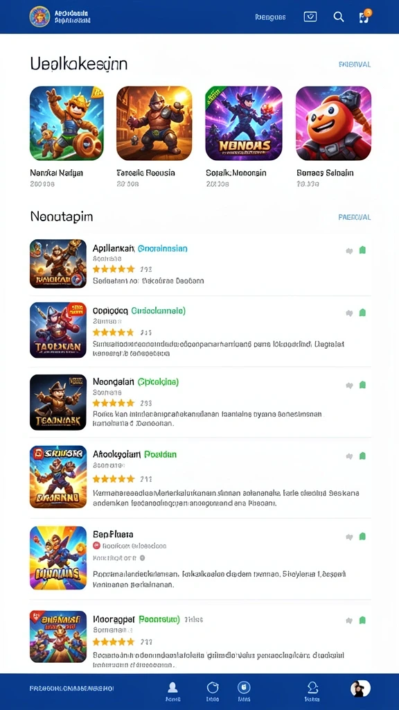 Tampilan antarmuka yang user-friendly dan menarik.