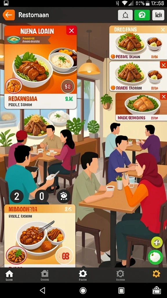 Karakter-karakter unik dengan kemampuan khusus.