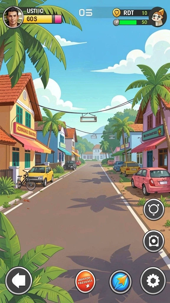 Screenshot saat gameplay multiplayer KNO89.