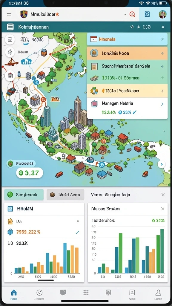 Tampilan antarmuka yang user-friendly.