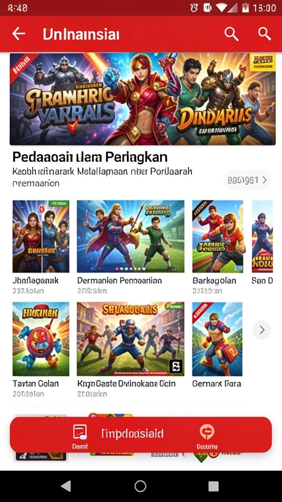 Karakter utama dalam aksi menegangkan di pertempuran.