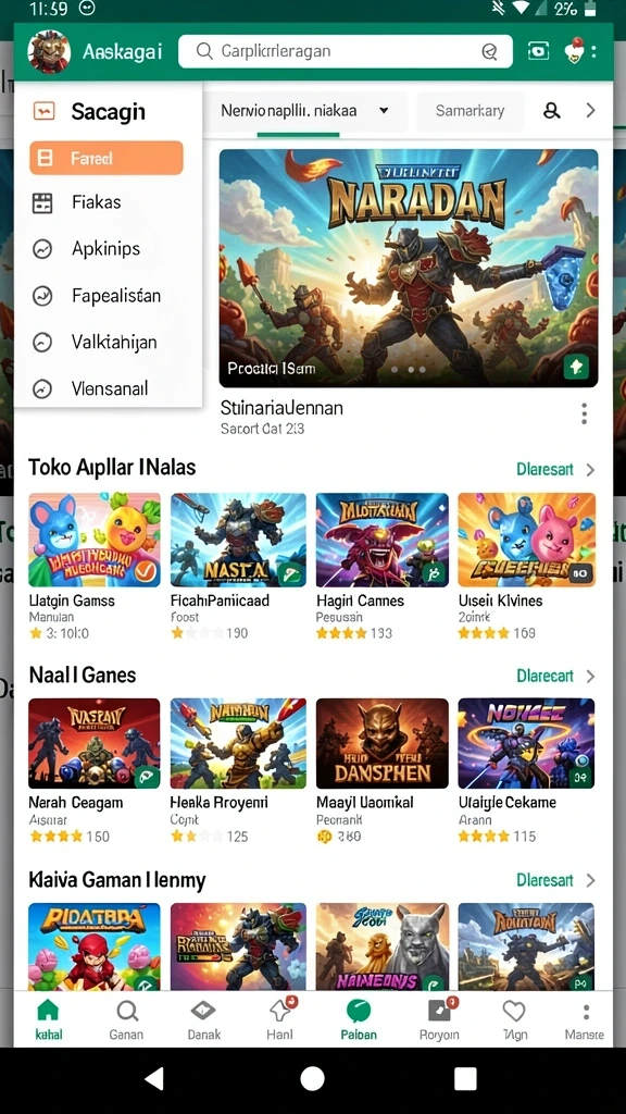 Fitur bonus harian yang memotivasi pemain untuk kembali.