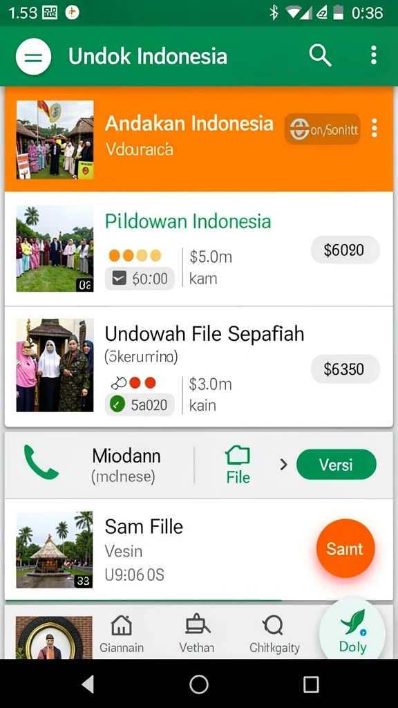 Tangkapan layar pertama menunjukkan tampilan awal yang menarik.