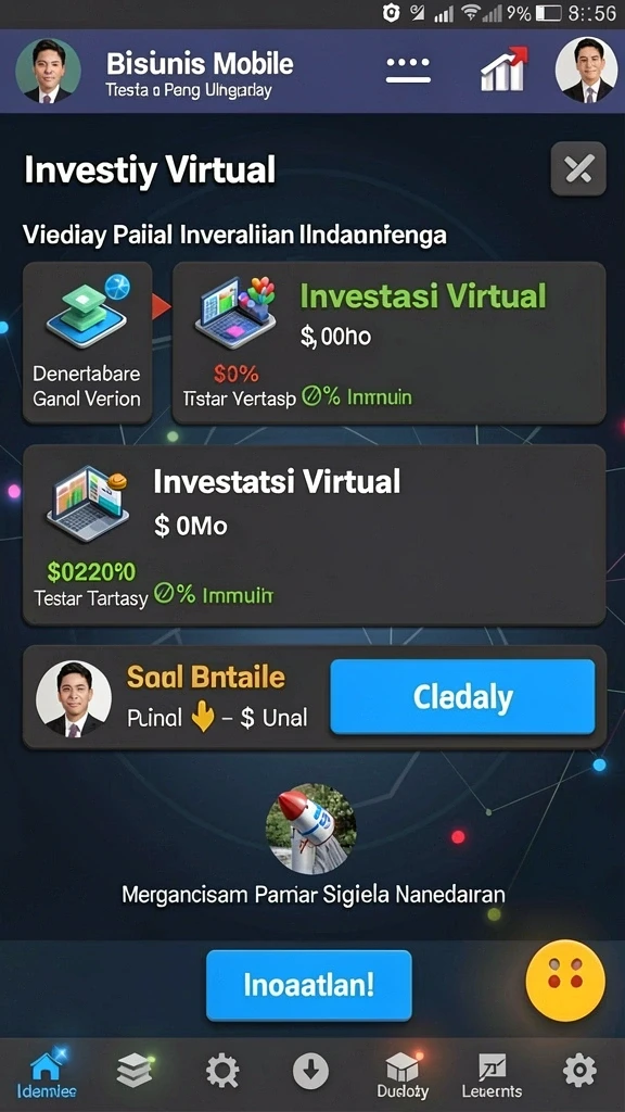 Menjelajahi dunia virtual yang kaya.