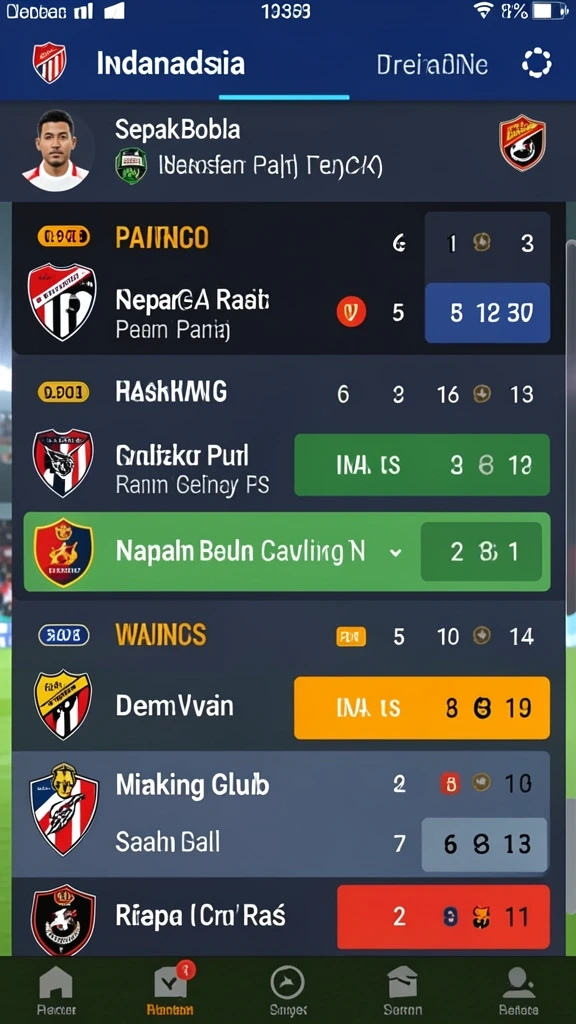 Screenshot menunjukkan variasi mesin slot yang tersedia.