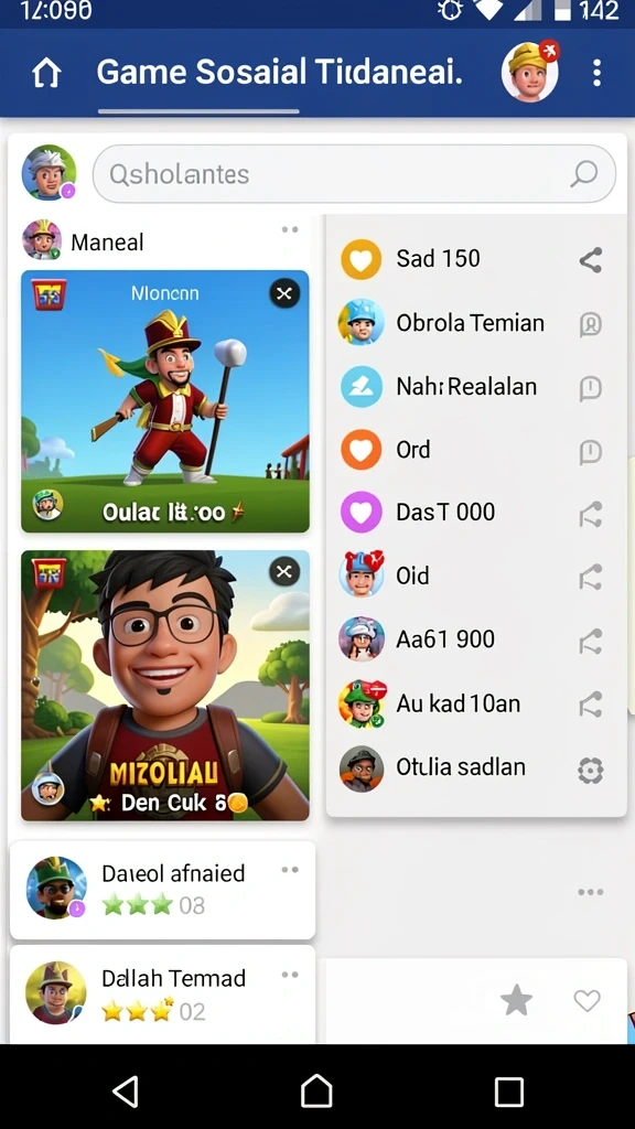 Fitur interaksi komunitas yang seru.