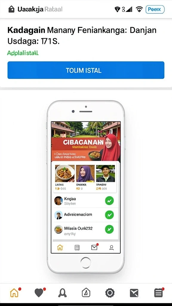 Grafis yang menawan dan penuh warna.