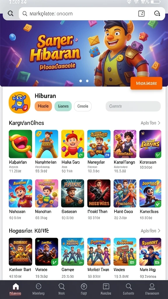 Tampilan antarmuka yang intuitif dan user-friendly.