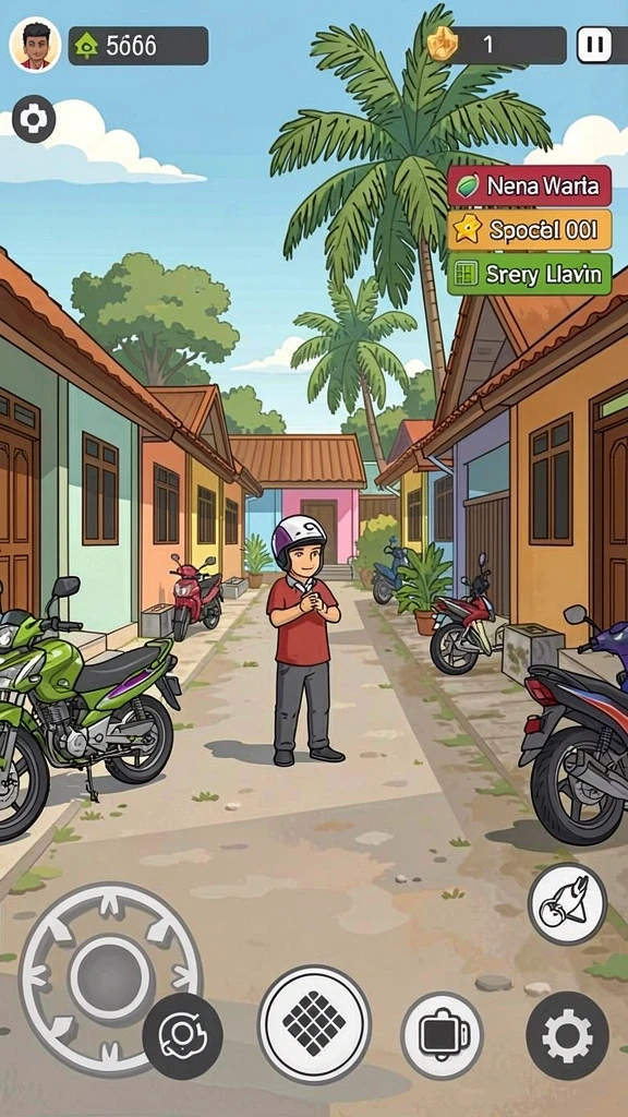 Tampilan awal permainan PP444 yang menawan.