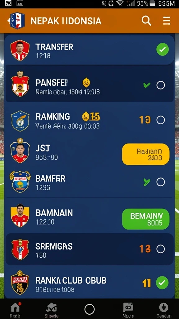 Beragam pilihan permainan yang menghibur.