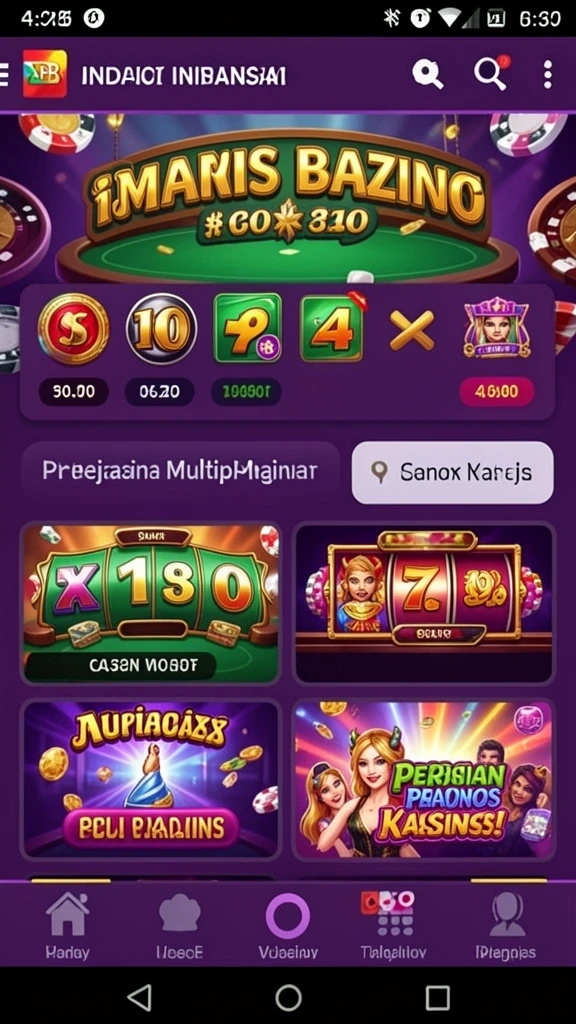 Screenshot menampilkan fitur tantangan harian yang seru.