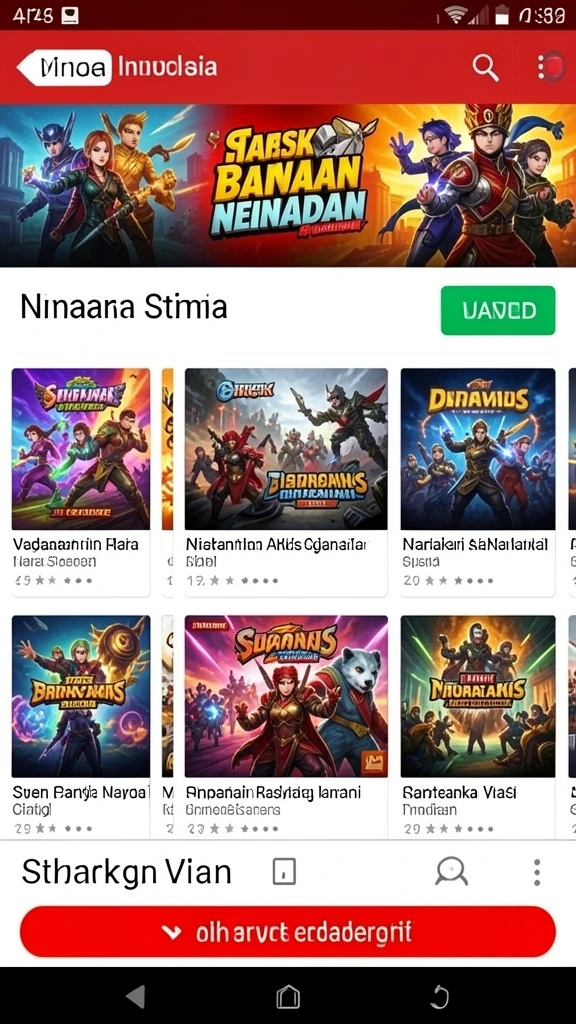 Tampilan awal yang menarik dengan menu yang mudah dinavigasi.