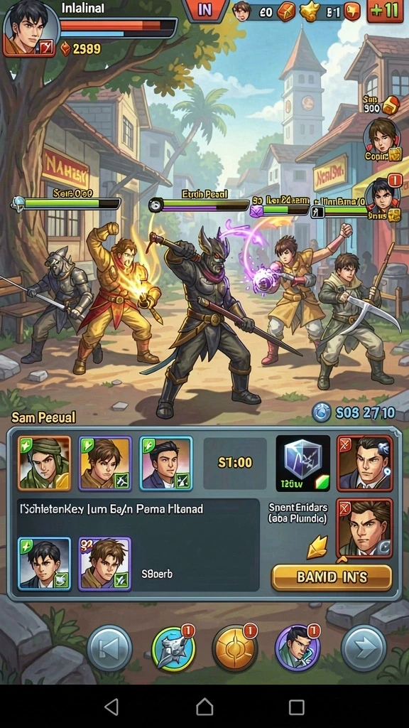 Tampilan awal yang menarik dan penuh warna.