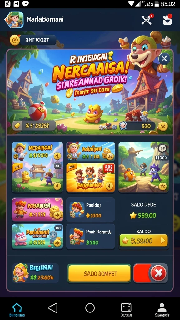 Berbagai karakter unik siap untuk dijelajahi.