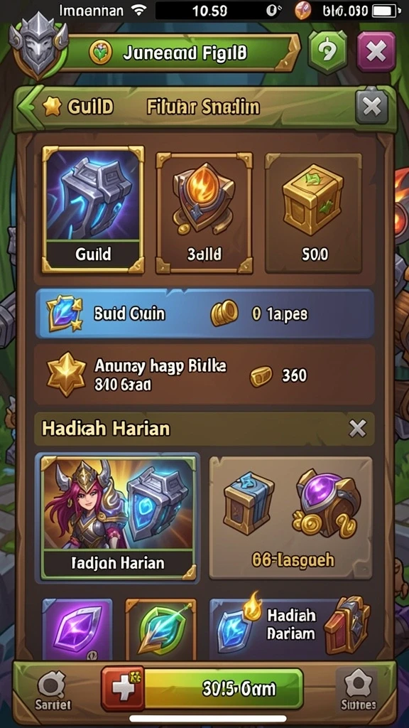 Berkelahi dengan musuh di level yang menantang.
