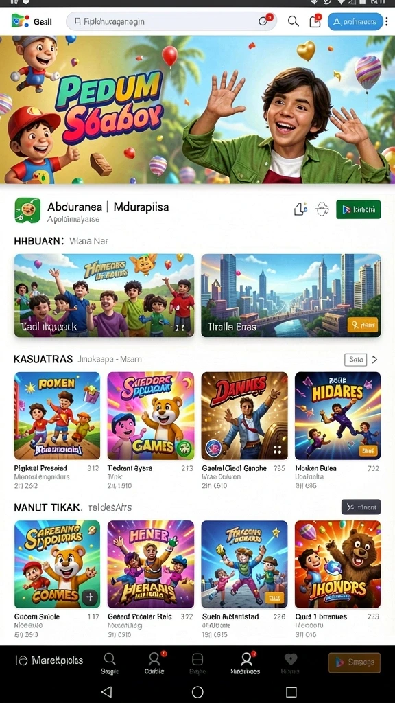 Tampilan awal RPVIP1 yang menarik dan penuh warna.