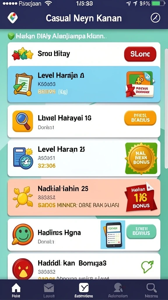 Banyak level menantang yang harus diselesaikan.