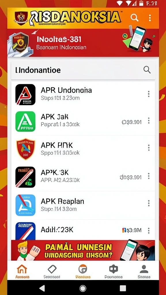 Beragam pilihan game menarik.
