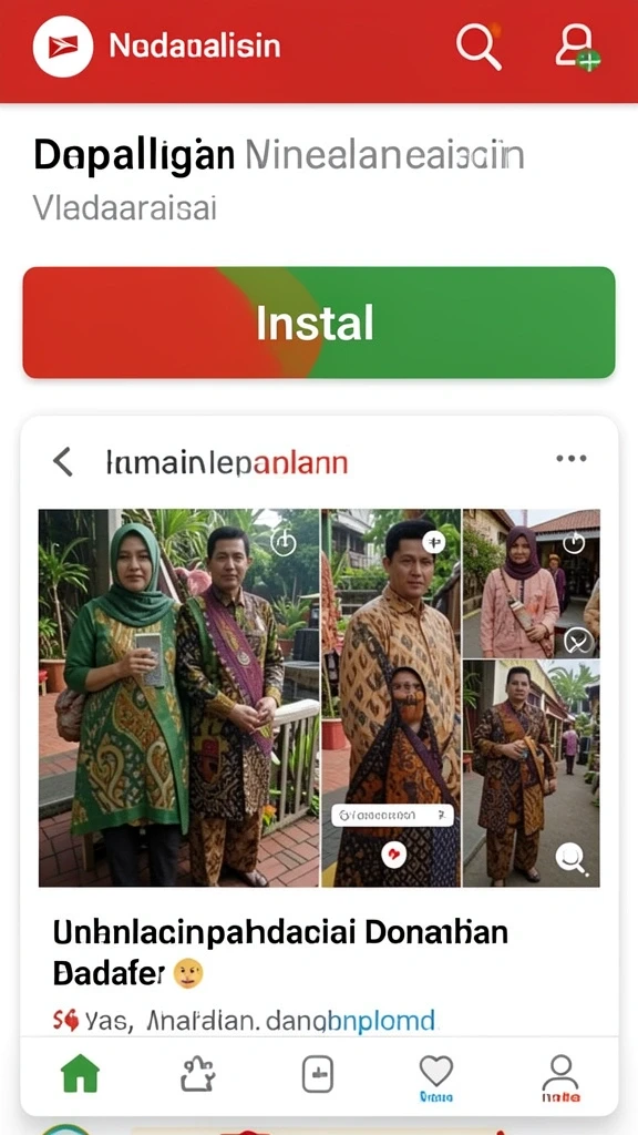 Grafis yang menarik dan berwarna-warni.