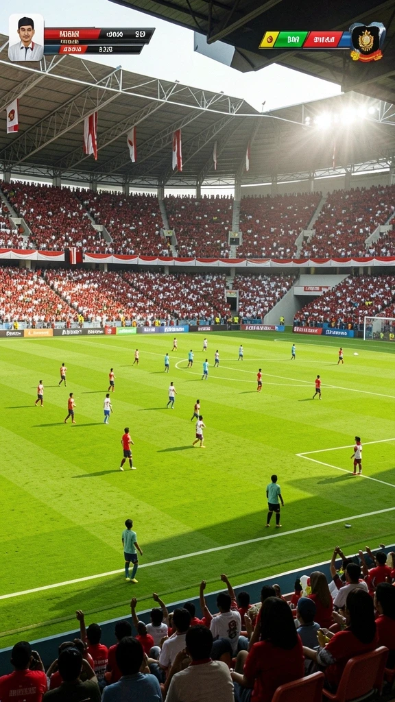 Tampilan awal game yang menarik dan interaktif.