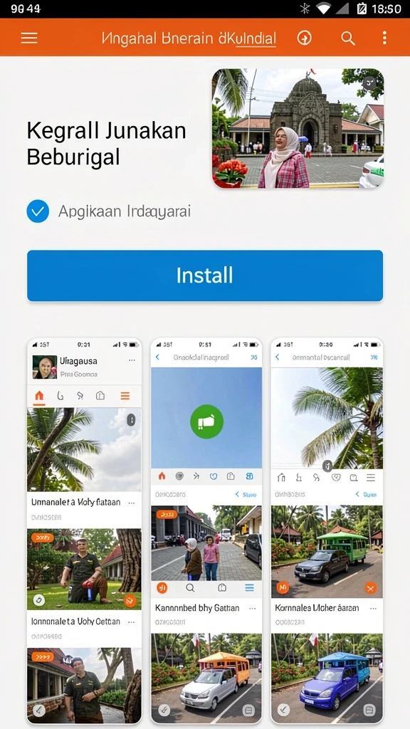 Tampilan utama aplikasi TOGEL62 dengan informasi terkini.
