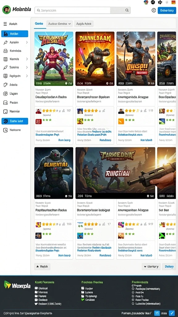 Fitur chat interaktif untuk berdiskusi dengan pemain lain.