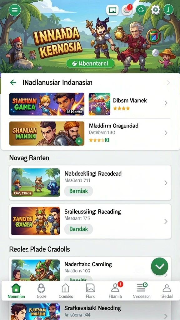 Level petualangan yang menantang dan seru untuk dijelajahi.