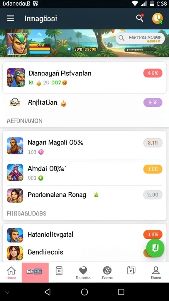 Tampilan antarmuka pengguna yang intuitif dan menarik.