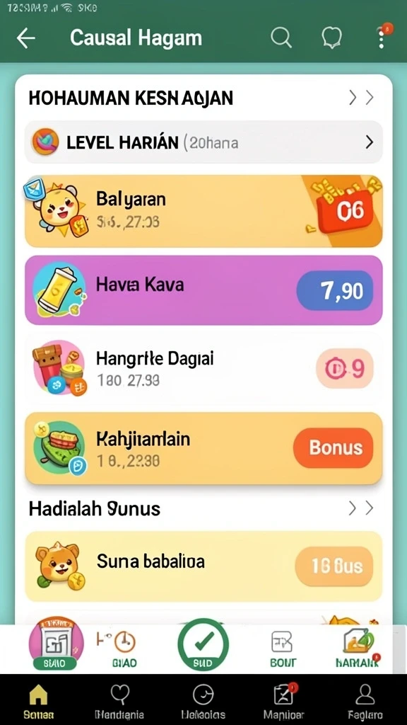 Tampilan antarmuka yang intuitif dan mudah dinavigasi.