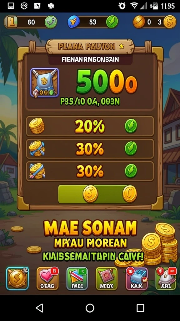 Grafis yang menawan menambah pengalaman bermain.